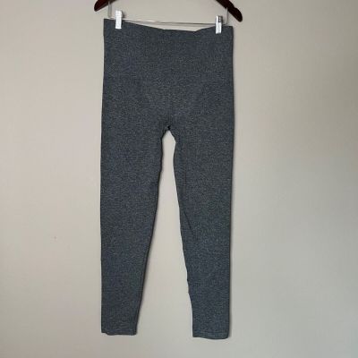 SPANX High Rise Seamless Leggings Size 1X Gray Nylon Spandex